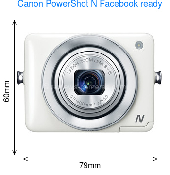 Canon PowerShot N Facebook ready